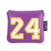 SHABIER Purple Golf Large Mallet Headcover with NO.24 Design for