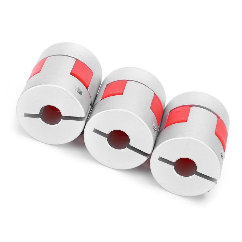 3Pcs Flexible Coupler Aluminum Alloy Ball Screw Coupling Kit Motor