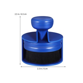 GLEAVI Tire Shine Applicator Brush: Auto Tire Brush Seal Design with Cover Polish Applicator(Blue)