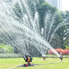 16-Hole and 180° Rotary Garden Sprinkler with Tripod