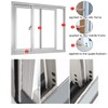 Weather Stripping Brush for Sliding Windows/Doors Frame Side,Pile Self Adhesive