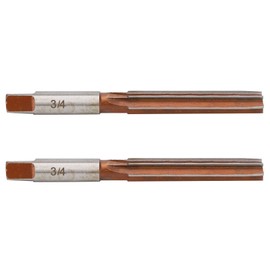 2PCS Hand Reamer American System Straight Shank Conical Reamer for Boring Processing3/4