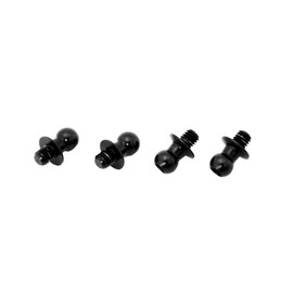Duralumin φ 4.3 Pillow Ball (4 pieces), L=4mm x N=3mm, Black