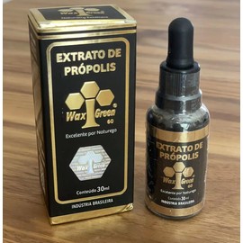 1 Box of 8 Bottles Wax Green Propolis Extract Brazilian N10 60% Wax Free Liquid (30ml / 1 fl oz)