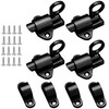 Hordion 4 Packs Self Closing Latch Spring Door Lock, Resilient