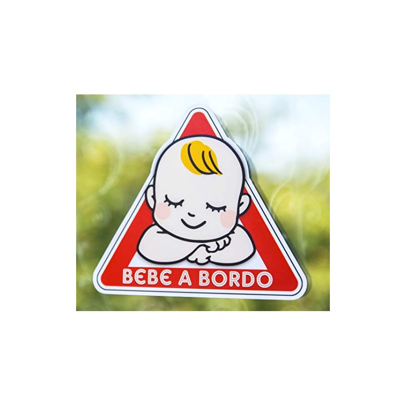 Baby on Board Vinyl Sticker 18cm x 16cm Black