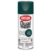 Krylon K08827007 'Dual' Superbond Paint and Primer, Satin Hunter Green,