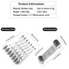 7 Wheel Pastry Cutter Stainless Steel Pizza Slicer, Adjustable Pizza