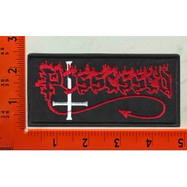 Unbranded Possessed Patch Embroidered Iron-On Metal Band Logo Thrash Music Badge