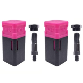 ZIOJOVK 2PCS Riveting nut Tool Replacement Mandrel, Metric and SAE Mandrel (M12)