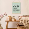 TAEDIN Christian Baby Boy Room Poster Hanger Frame, Faith Scripture