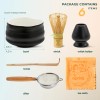 Aprika Life Complete Matcha Starter Set: Bowl, Holder, Whisk, Scoop,