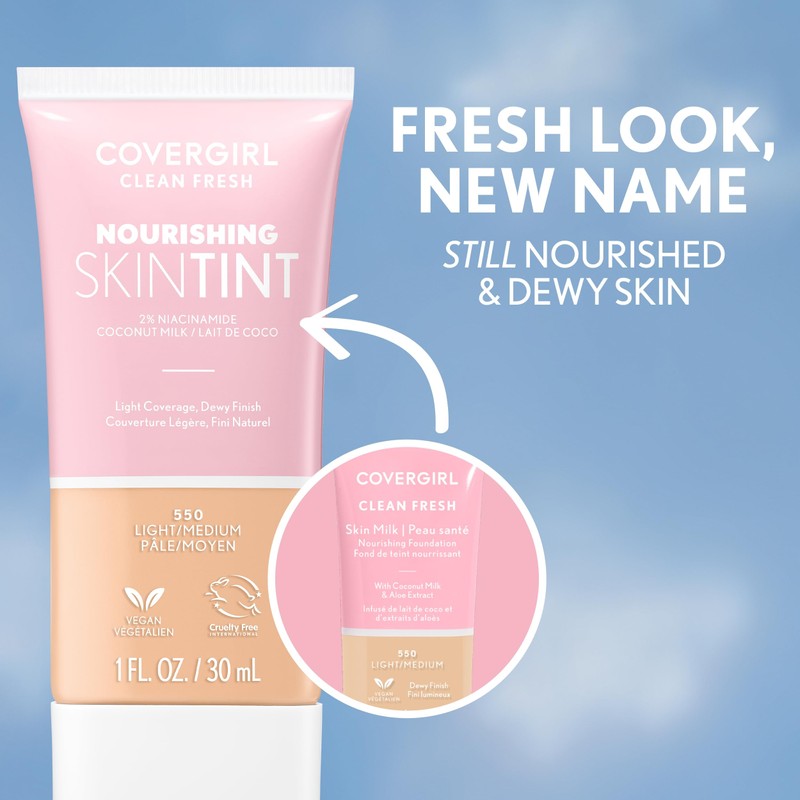 COVERGIRL Clean Fresh Skin Milk Foundation, Rich, 1 Fl Oz