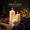 Cmoott 36 Pcs Individually Wrapped Pillar Candles Bulk, 2x3 2x6