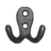 FTWDesign Mini Retro Double Coat Hook Cast Iron