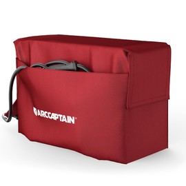 ARCCAPTAIN Welder Cover, Waterproof Protective Cover, Reusable and Foldable Dust Cover - Welding Machine Accessory Red 20" x 14.17" x 8"