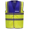 Brook Hi Vis Premium Two Tone Safety Vest - INSTRUCTOR