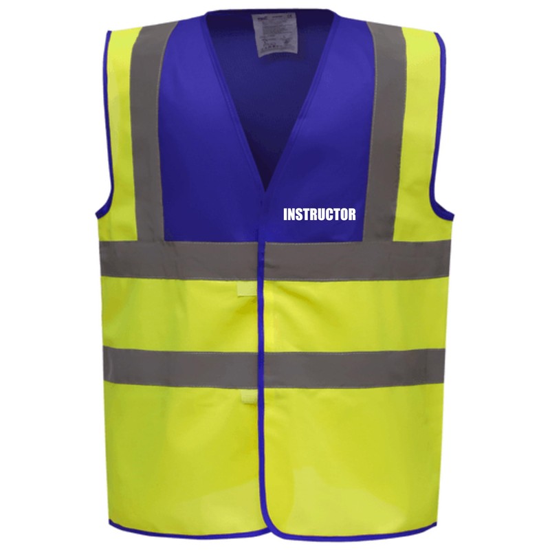 Brook Hi Vis Premium Two Tone Safety Vest - INSTRUCTOR