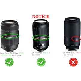 62mm Lens Cap Cover Compatible for Tamron Auto Focus 70-300mm f/4.0(Not for 4.5)-5.6 Di LD Macro Zoom,SP 70-300mm F/4-5.6 Di VC USD,HUIPUXIANG [2 Pack]