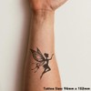 'Fairy With Butterfly Wings' Temporary Tattoo - Water Resistant, Skin-Safe,