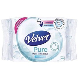 Velvet 42s Moist Toilet Tissue Wipe, 100 g