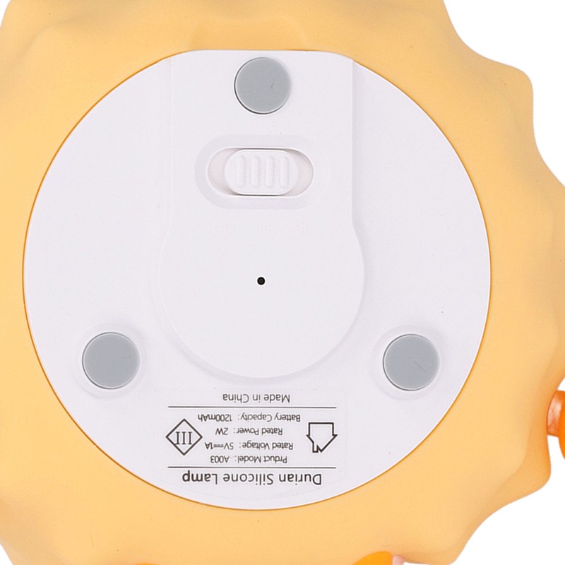 Durian Night Light Silicone Soft Light Rechargeable Cute Tap Control
