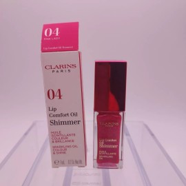 Clarins Lip Comfort Oil Shimmer 04 PINK LADY .2oz
