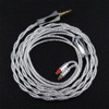 FAAEAL Earphone Cable with 2Pin 0.78mm Pin,6N-OCC Silver Plated Litz