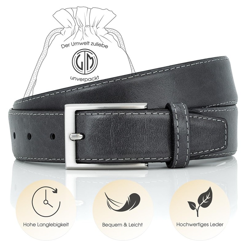 Lindenmann Men's Leather Belt -