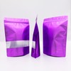 4CP 100 Pcs Zipper Smell Proof Bags with Window, Stand