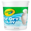 Crayola Air Dry Clay (5lbs), Natural White Modeling Clay for