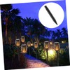 Mipcase Solar Light Ground Stakes Replacement Durable Outdoor Stakes for