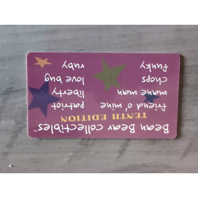 Liquid Blue Grateful Dead Bean Bear Collectible Tag Liquid Blue