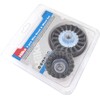 Hilka 51960300 3 pce Wire Brush & Wheel Set for