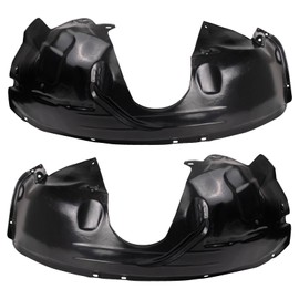 TRQ Front Inner Fender Liner Set Compatible with 2010-2013 Ford Transit Connect FO1248169 FO1249169