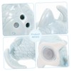 SHOWERORO 4pcs Seasoning Dispenser Fish Shaped Spice Jars Practical and