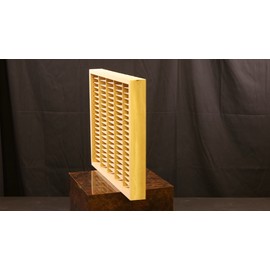 Kingdom 100 Capacity Wooden Cassette Rack | Organize Your Tapes and Stamp Pads