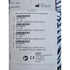 DonJoy DJO Sport Knee Sleeve Open Patella L (79-82018) Knee Support Brace – Latex Free