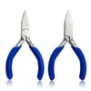 SPEEDWOX Mini Flat Nose Pliers 3 Inches Precision Jewelry Making