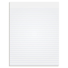 TOPS The Legal Pad Writing Pads, Glue Top, 8-1/2" x 11", Narrow Rule, 50 Sheets, 12 Pack (7529)