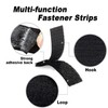 Heavy Duty Hook and Loop Tape Strips with Adhesive Back,