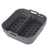 Square Air Fryer Silicone Baking Pan with Silicone Mat Air