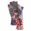 Fish Monkey Gloves Half Finger Guide Gloves, Medium, Grey Water