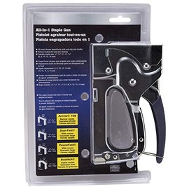 Edward Tools Pro Heavy Duty Staple Gun - For Arrow T50, Duo-Fast, PowerFast and Bostitch Staples - Fits 1/4”,5/16”,3/8”,1/2”, 9/16” - All steel body - Easy bottom loading - Rubber Ergogrip Handle