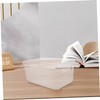 Operitacx Transparent Storage Box Small Containers Makeup Organizer Countertop Desktop