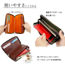 Tochigi Leather TGT-3459 Long Wallet, Men's, Made in Japan, Brown