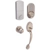 MiLocks BTF-02SN Digital Deadbolt Door Lock and Passage Handle Set