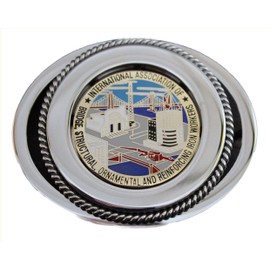 HHG Union Ironworker Belt Buckle In Color