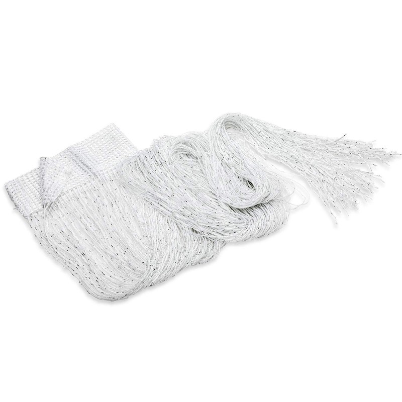 TRIXES String Dew Drop White Curtain - Door or Window