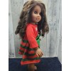 Justaskjoyce Collection Holiday, Christmas Plaid Dress, Designed for 18-Inch Dolls